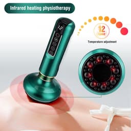 image-Electric Vacuum Cupping Massager For Body Anti-Cellulite Suction Cup Gua Sha Massage Body Cups Guasha Fat Burning Slimming Jars