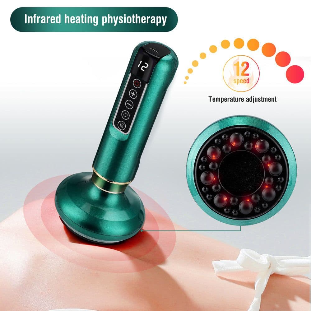 image-Electric Vacuum Cupping Massager For Body Anti-Cellulite Suction Cup Gua Sha Massage Body Cups Guasha Fat Burning Slimming Jars
