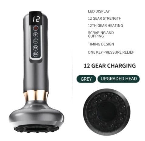 image-Electric Vacuum Cupping Massager For Body Anti-Cellulite Suction Cup Gua Sha Massage Body Cups Guasha Fat Burning Slimming Jars