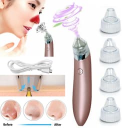 image-Electric Blackhead Vacuum Pore Cleaner Acne Pimple Remover Strong Suction Tool Electric Blackhead Remover Pore Vacuum Suction Diamond Dermabrasion Face Cleaner