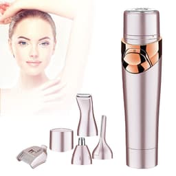 image-Four-in-one Multi-function Shaver Armpit Leg Hair Remover Electric Eyebrow Trimmer Nose Hair Cleaning Lady Hair Removal