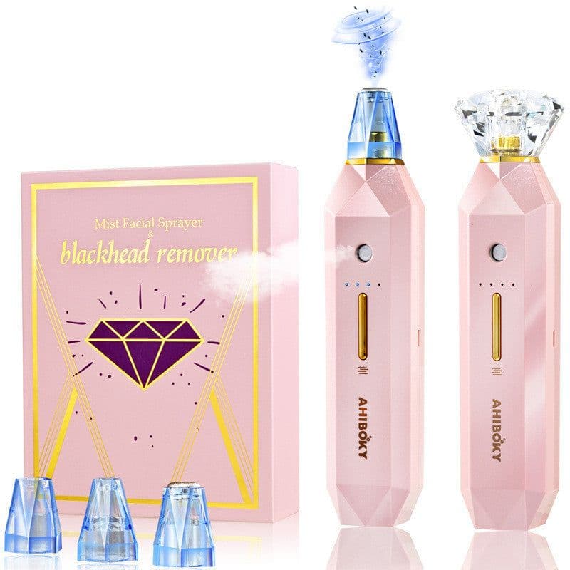 image-2-IN-1 Blackhead Remover Vacuum Pore Cleaner Acne Remover Mist Facial Sprayer Skin Mouisture Nose Face Deep Cleansing Skin Care