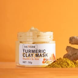 image-Turmeric Clay Mask Hydrating Moisturizing