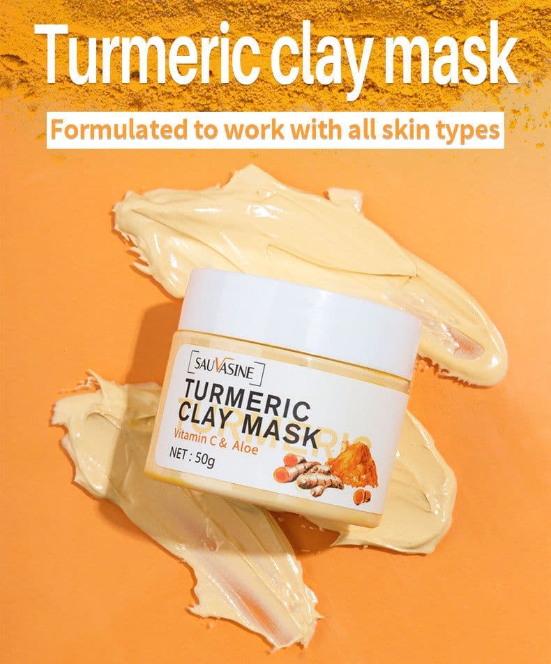 image-Turmeric Clay Mask Hydrating Moisturizing