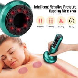 image-Electric Vacuum Cupping Massager For Body Anti-Cellulite Suction Cup With Essential Oil