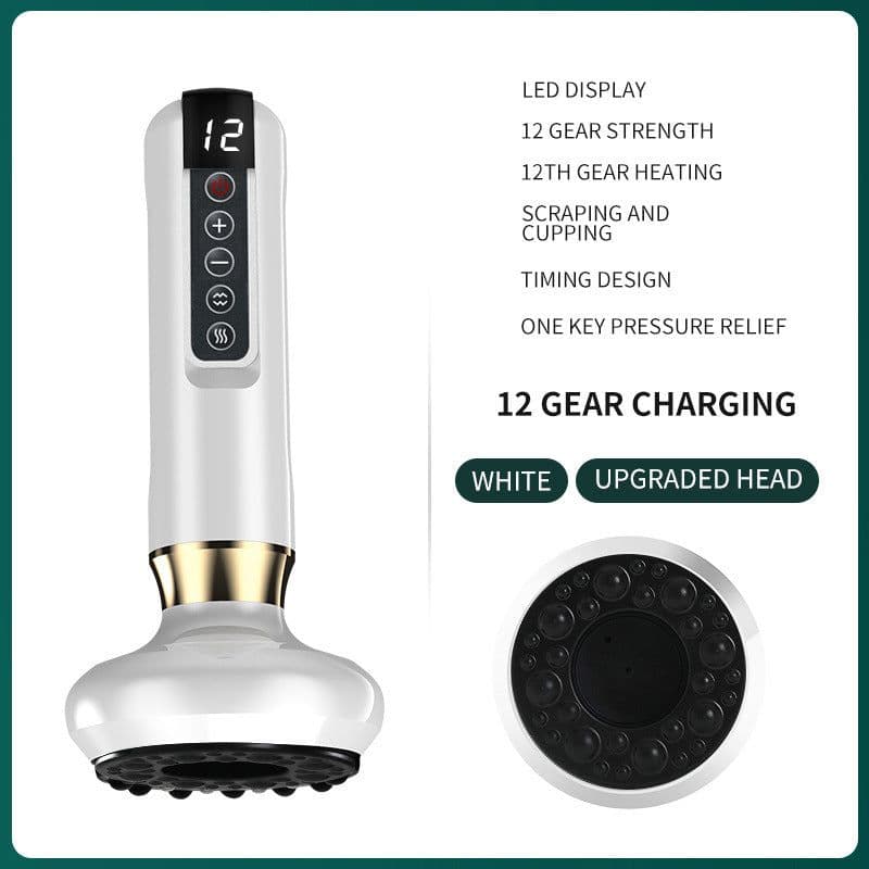 image-Electric Vacuum Cupping Massager For Body Anti-Cellulite Suction Cup With Essential Oil