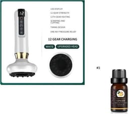 image-Electric Vacuum Cupping Massager For Body Anti-Cellulite Suction Cup With Essential Oil
