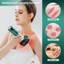 image-Electric Vacuum Cupping Massager For Body Anti-Cellulite Suction Cup With Essential Oil