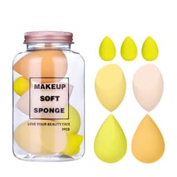 image-Drift Bottle Boxed Beauty Egg 7 Cans Of Powder Free Water Soft Makeup Sponge Powder Puff