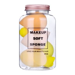 image-Drift Bottle Boxed Beauty Egg 7 Cans Of Powder Free Water Soft Makeup Sponge Powder Puff