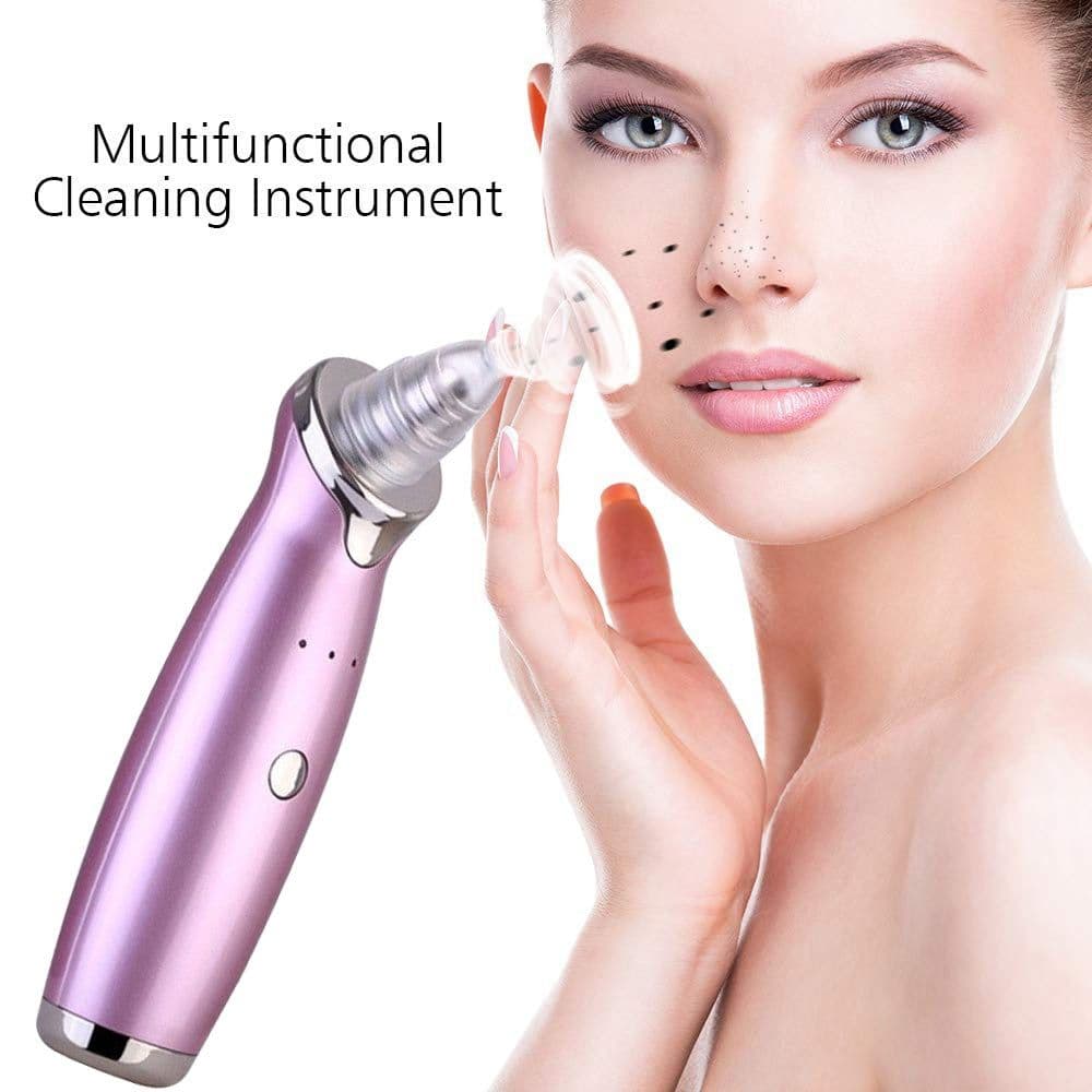 image-Electric Blackhead Remover Pore Vacuum Suction Diamond Dermabrasion Face Cleaner