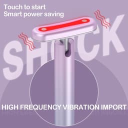 image-Wand Skin Care EMS Micro-current Introduction Rotatable Vibration Face And Neck Massage