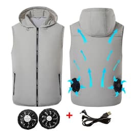 image-Air-conditioning Fan Clothing Cooling Men's Sun Protection Clothing