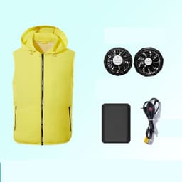 image-Air-conditioning Fan Clothing Cooling Men's Sun Protection Clothing