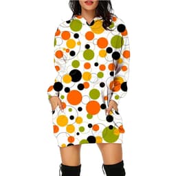 image-Halloween Print Long Hoodie With Pockets Sweater Long Sleeve Clothes Women