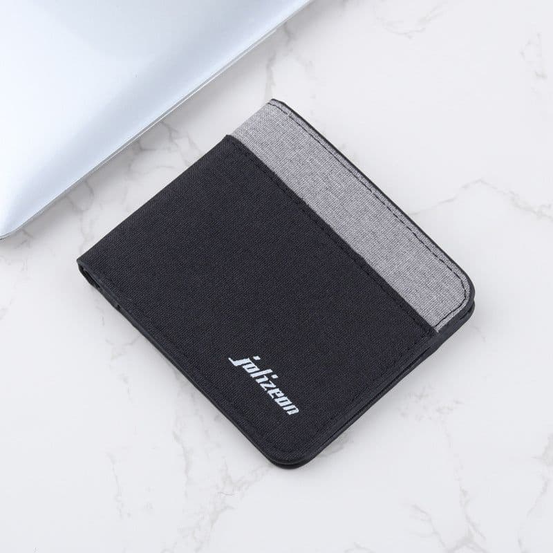 image-Personalized Trendy Niche Contrast Color Wallet Men's Wallet