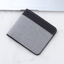 image-Personalized Trendy Niche Contrast Color Wallet Men's Wallet