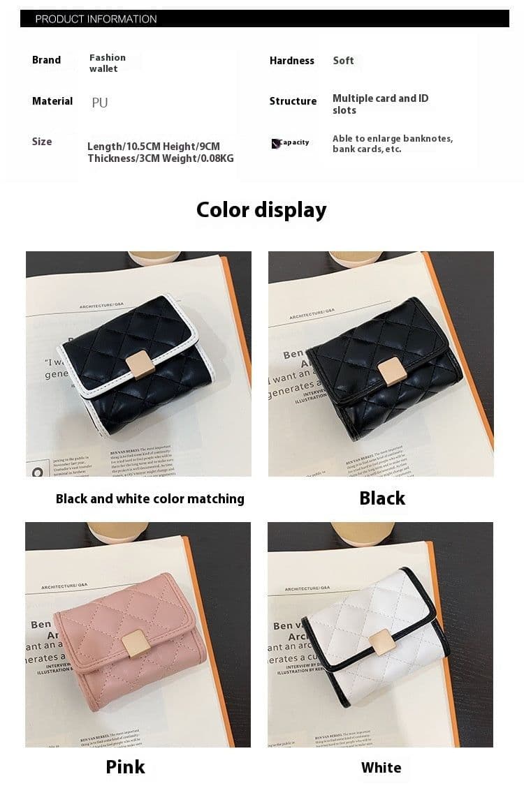 image-Women's Coin Purse Fashion Trendy Texture