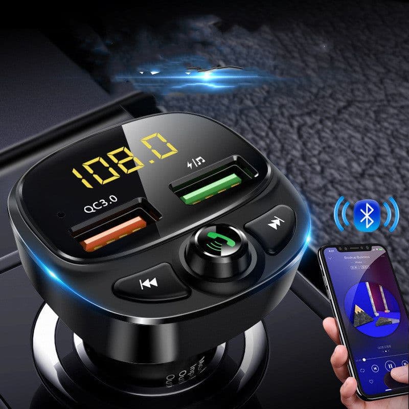 image-Hyundai Car New Car Bluetooth Car Charger Dual USB Car Cigarette Lighter