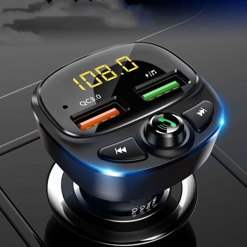 image-Hyundai Car New Car Bluetooth Car Charger Dual USB Car Cigarette Lighter