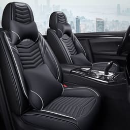 image-All Seasons Full Surround Seat Cover Leather Seat Cover Net Red Seat Cushion