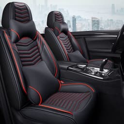image-All Seasons Full Surround Seat Cover Leather Seat Cover Net Red Seat Cushion