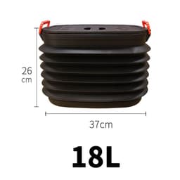 image-Multifunctional Retractable Car Garbage Can Dustbin Organizer Storage Fishing Bucket