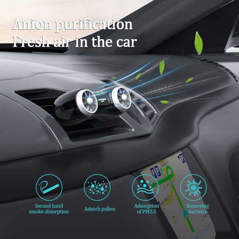 image-Car Negative Ion Air Purifier Car Interior Supplies