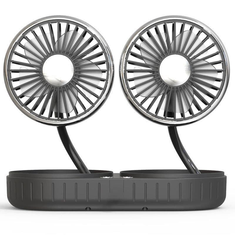 image-Double-Headed Hose Small Fan Usb Car Interior Creative Automotive Accessories
