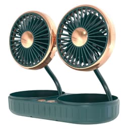 image-Double-Headed Hose Small Fan Usb Car Interior Creative Automotive Accessories