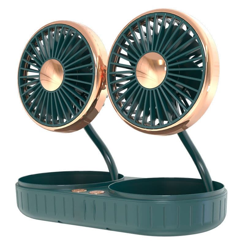image-Double-Headed Hose Small Fan Usb Car Interior Creative Automotive Accessories