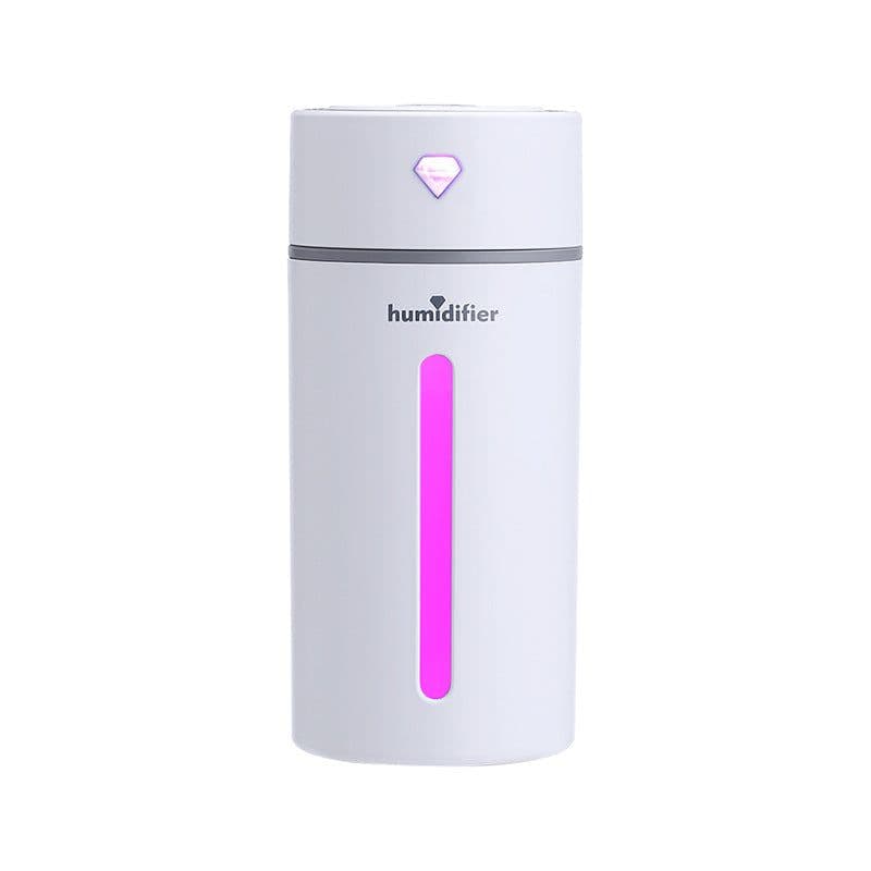 image-New Diamond Humidifier Car Colorful Light Humidifier Silent Aroma Diffuser
