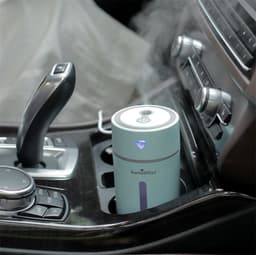 image-New Diamond Humidifier Car Colorful Light Humidifier Silent Aroma Diffuser