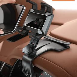 image-New Car Phone Holder Rotary Adiustable Navigation Car Phone Stand Multi-Function With Parking Card Automotive Goods