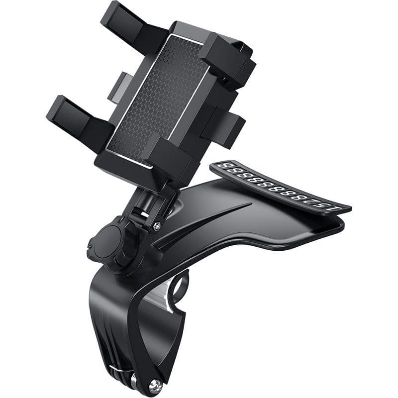 image-New Car Phone Holder Rotary Adiustable Navigation Car Phone Stand Multi-Function With Parking Card Automotive Goods