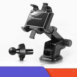 image-New Car Phone Holder Rotary Adiustable Navigation Car Phone Stand Multi-Function With Parking Card Automotive Goods