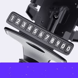 image-New Car Phone Holder Rotary Adiustable Navigation Car Phone Stand Multi-Function With Parking Card Automotive Goods