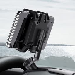 image-New Car Phone Holder Rotary Adiustable Navigation Car Phone Stand Multi-Function With Parking Card Automotive Goods