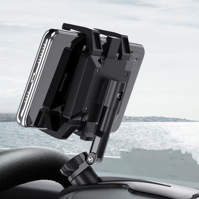 image-New Car Phone Holder Rotary Adiustable Navigation Car Phone Stand Multi-Function With Parking Card Automotive Goods