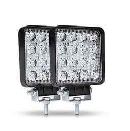 image-Car Led Work Light 4 Inch 48W Square 16 Lights Auxiliary Lights Modified Headlights Spotlights Headlights