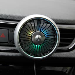 image-Car Usb Fan Air Outlet Lighting Creative Car Interior Car Auto Supplies