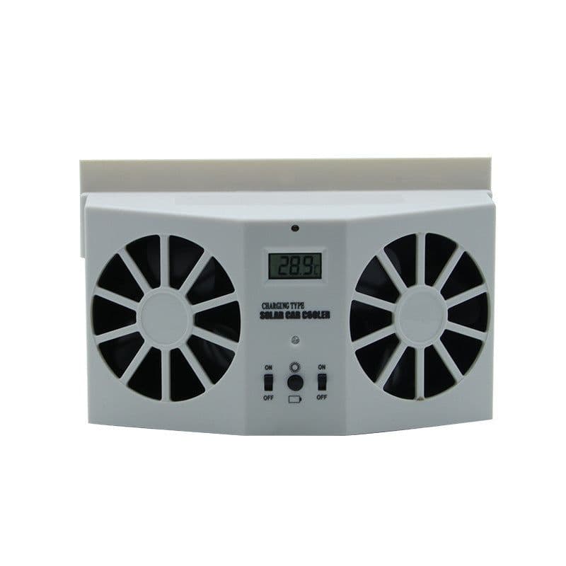 image-New Solar Car Cooling Artifact Car Exhaust Fan Air Circulation Smoke Exhaust Fan Car Ventilation Fan