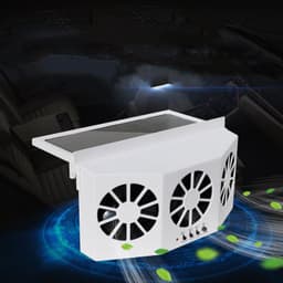 image-New Solar Car Cooling Artifact Car Exhaust Fan Air Circulation Smoke Exhaust Fan Car Ventilation Fan