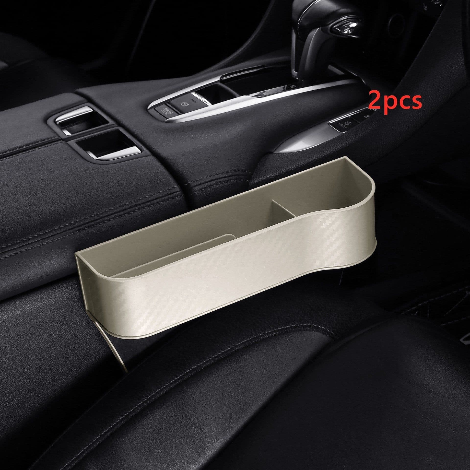 image-Car Organizer Seat Gap Storage Box PU Case Pocket Car Seat Side Slit For Wallet Phone Coins Cigarette Keys Cards Auto Universal