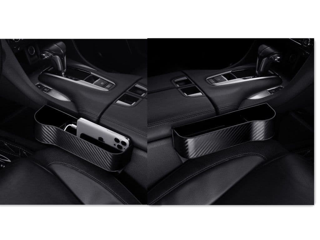 image-Car Organizer Seat Gap Storage Box PU Case Pocket Car Seat Side Slit For Wallet Phone Coins Cigarette Keys Cards Auto Universal