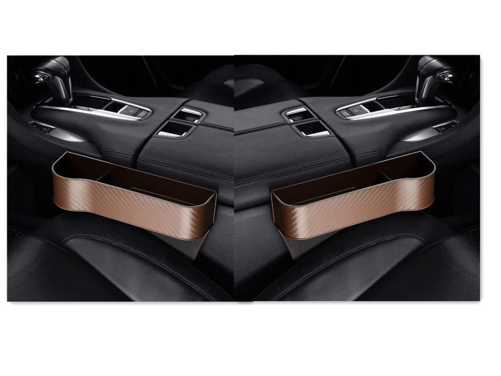 image-Car Organizer Seat Gap Storage Box PU Case Pocket Car Seat Side Slit For Wallet Phone Coins Cigarette Keys Cards Auto Universal