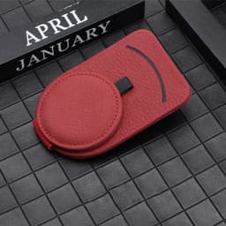 image-Car Glasses Holder Universal Sun Visor Eyeglasses Clip Sunglasses Case Card Holder Auto Interior Accessories