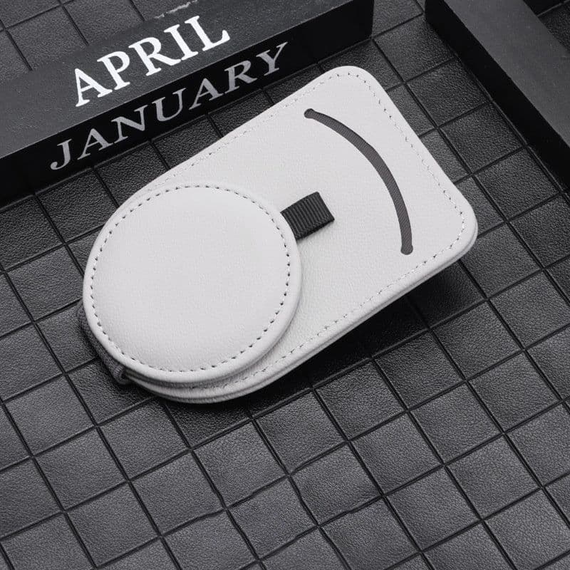 image-Car Glasses Holder Universal Sun Visor Eyeglasses Clip Sunglasses Case Card Holder Auto Interior Accessories