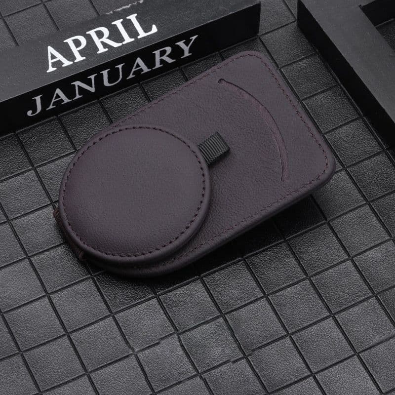 image-Car Glasses Holder Universal Sun Visor Eyeglasses Clip Sunglasses Case Card Holder Auto Interior Accessories