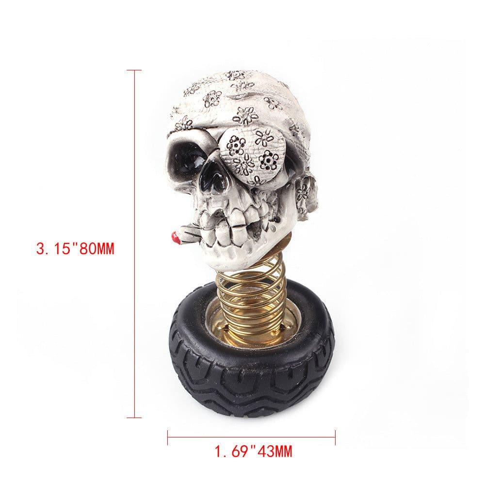image-Car Skull Personality Interior Decoration Halloween Day Ornament For Car Goods Car Interior Accessories Decoration